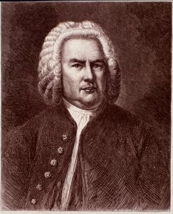 Porträt des deutschen Komponisten Johann Sebastian Bach