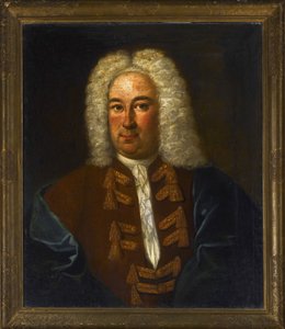 Porträt des Komponisten Georg Friedrich Händel (1685-1759)
