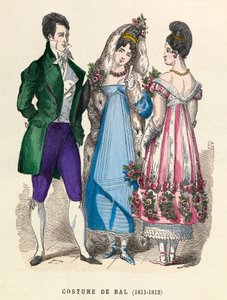 Prom-Kostüme in 1811 - 1812 von Anonymous Anonymous
