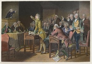 Stempelgesetz - Rede von Patrick Henry gegen das Stempelgesetz 1765 vor dem House of Burgesses von Anonymous Anonymous
