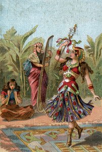 Theater im Wandel der Zeiten: Ägyptische Tänze. Der Mimee-Tanz war bei den Ägyptern in Ehren