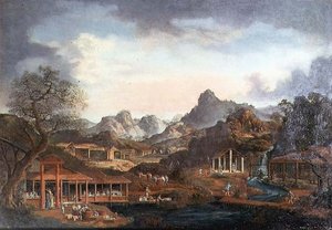 Die Geschichte des Porzellans, ca. 1795 von Anonymous Anonymous
