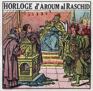 Zeit: Harun al-Raschid, Kalif der Abbasiden (763 oder 766-809). Anonyme Illustration von 1925. Private Sammlung.