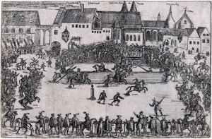 Turnier zur Zeit von Heinrich I. dem Vogler (938) von Anonymous Anonymous