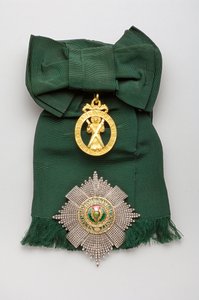 Vereinigtes Königreich - Orden der Distel - Oben: Abzeichen, Verschreibungsmodell, hergestellt von John James Eddington (London)