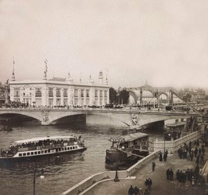 Weltausstellung von 1900 - Exposition Universelle de 1900 in Paris: Der Palais des Congres - Private Sammlung von Anonymous Anonymous