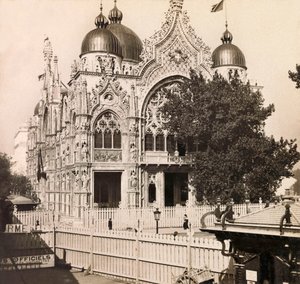 Weltausstellung 1900 in Paris: Der Pavillon von Italien - private Sammlung