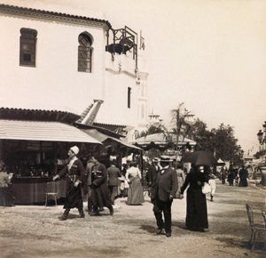 Weltausstellung 1900 - Universal Exhibition of 1900 in Paris: Die Straße von Kairo - Privatsammlung von Anonymous Anonymous