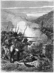 Vendée-Kriege (1793-1796): Schlacht von Torfou (Schlacht von Tiffauges), Sieg der Vendée-Truppen gegen die von Kleber am 19. September von Anonymous Anonymous