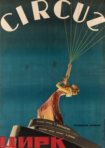 Plakat für den Film Zirkus von Grigori Aleksandrov