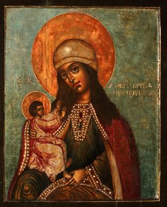 Muttergottes von Siloam, 1710er von Anonymous Russian icon painter