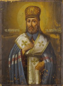 Heiliger Innocent, Bischof von Irkutsk, 19. Jahrhundert von Anonymous Russian icon painter