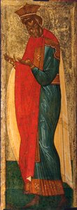 Heiliger Wladimir von Kiew, frühes 15. Jahrhundert von Anonymous Russian icon painter