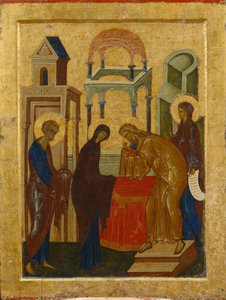 Die Darstellung der Jungfrau Maria von Anonymous Russian icon painter