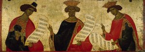 Die Propheten Daniel, David und Salomo, um 1497