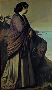 Am Strand Moderne Iphigenie von Anselm Feuerbach