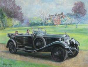 1927 Rolls Royce im Besitz von Mr. H V Durose, Warwickshire von Anthea Durose