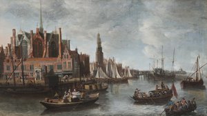 Ansicht der Nieuwe Kerk in Amsterdam