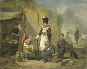 Die Marketenderin von Anthonie Constantijn Govaerts