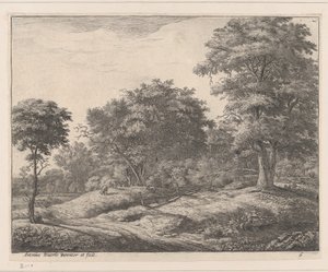 Schäfer schläft auf einem Hügel, 17. Jahrhundert von Anthonie Waterloo