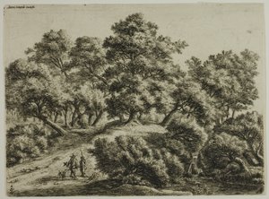 Der Falkner und der Jäger von Anthonie Waterloo