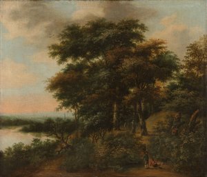 Bewaldete Landschaft von Anthonie Waterloo