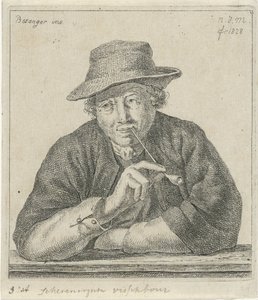 Rauchender Mann von Anthonie Willem Hendrik Nolthenius de Man