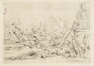 Badende Satyrn und Nymphen von Anthonie de Winter