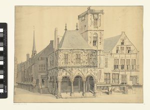 Das Alte Rathaus von Amsterdam, 1641 von Anthonie van den Bos