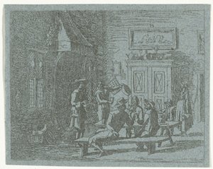 Interieur einer Herberge