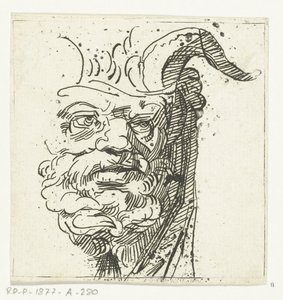 Kopf eines Satyrs von Anthonie van den Bos