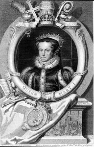 Maria I. (1516-58) Königin von England ab 1553 von after Anthonis Mor van Dashorst