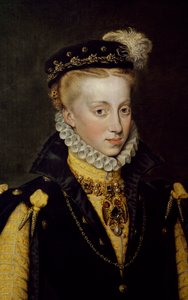 Porträt von Anna von Österreich, Königin von Spanien 1570 von Anthonis van Dashorst (c.1519 1576/77) Mor