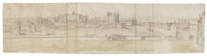 Hampton Court Palace von Norden von Anthonis van den Wyngaerde