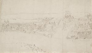 Panorama von London, gesehen von Southwark: Durham House bis Barnards Castle