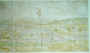 Panoramablick auf Brüssel, 16. Jahrhundert