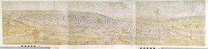 Panoramablick auf Brüssel von Norden, 1558