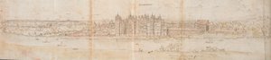 Richmond Palace von der anderen Seite der Themse, 1562