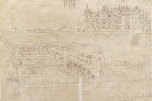 Das Flussufer des Richmond Palace und der Privy Gardens