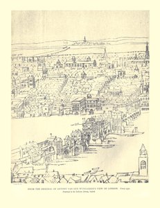 Van Den Wyngaerdes Ansicht von London, ca. 1550, 1886