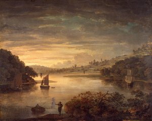 Ein Blick auf den Fluss Neath in Glamorganshire, 1740-1760