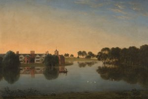Tabley: Das alte Herrenhaus über den Teich von Anthony Devis