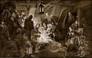 Der Tod von Nelson, 1805, Illustration aus 
