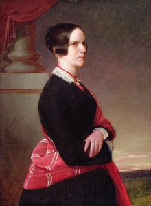 Porträt von Mrs. Sandys, der Mutter des Künstlers, spätere 1840er Jahre von Anthony Frederick Augustus Sandys