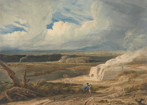 Landschaft mit Kalkofen von Anthony Vandyke Copley Fielding