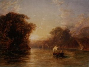 Ubaldo und Carlo im verzauberten Boot von Anthony Vandyke Copley Fielding