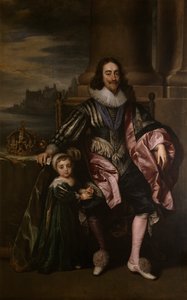 König Karl I. und Prinz Charles