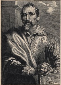 Porträt von Synders (Franciscus Snyders) (Frans Snyders oder Snijders) 1579-1657 von Anthony van Dyck von Anthony van (after) Dyck