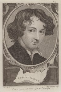 Sir Anthony van Dyck, flämischer Künstler tätig in England von Anthony van (after) Dyck
