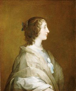 Henrietta Maria (1609-1669) von Anthony van (studio of) Dyck